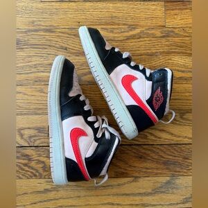 Kids Pink Crimson Nike Air Jordan